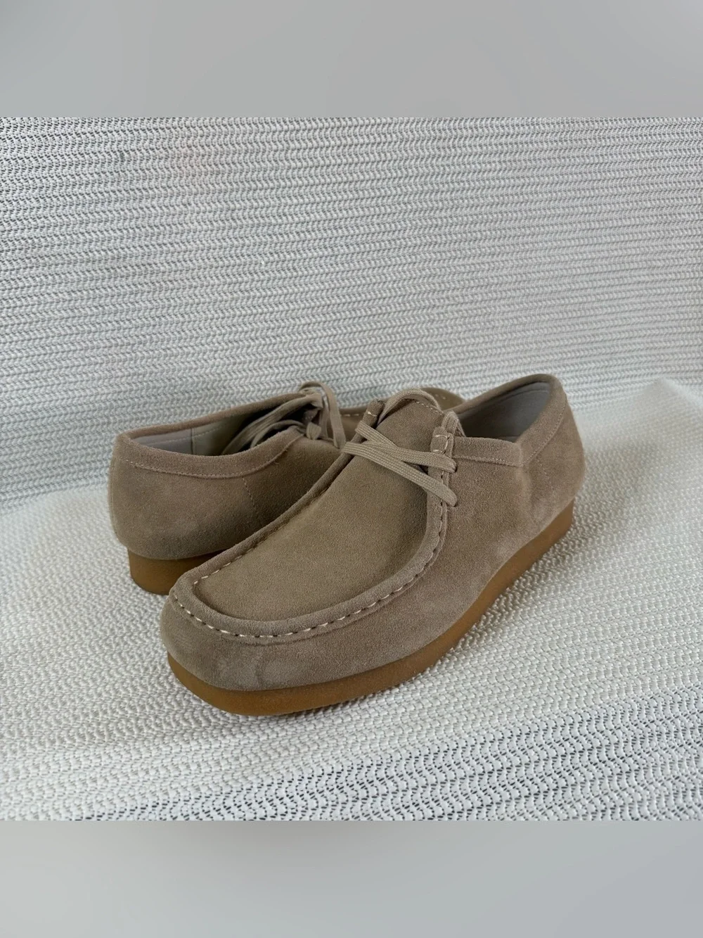 Project Cloud Wally Women’s Size 11 Tan Genuine Suede Wallabee Moccasin Shoes